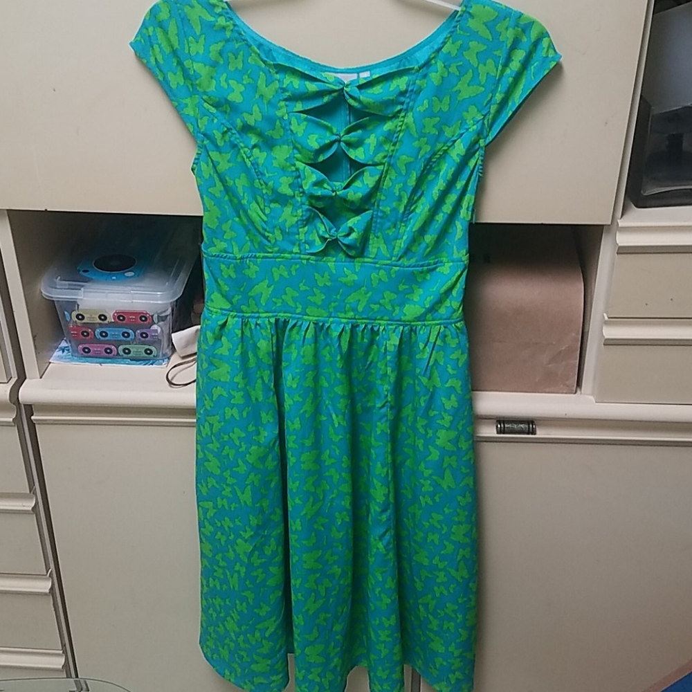 Eshakti cute retro style butterfly dress